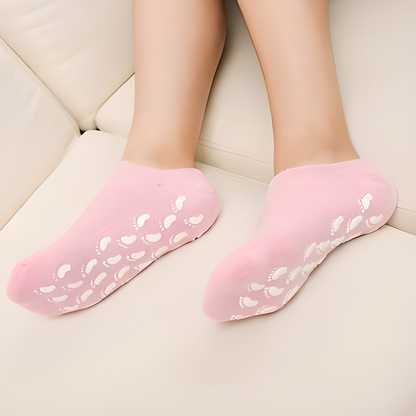 Spa Socks with Grips For Crack Free Smooth Feet